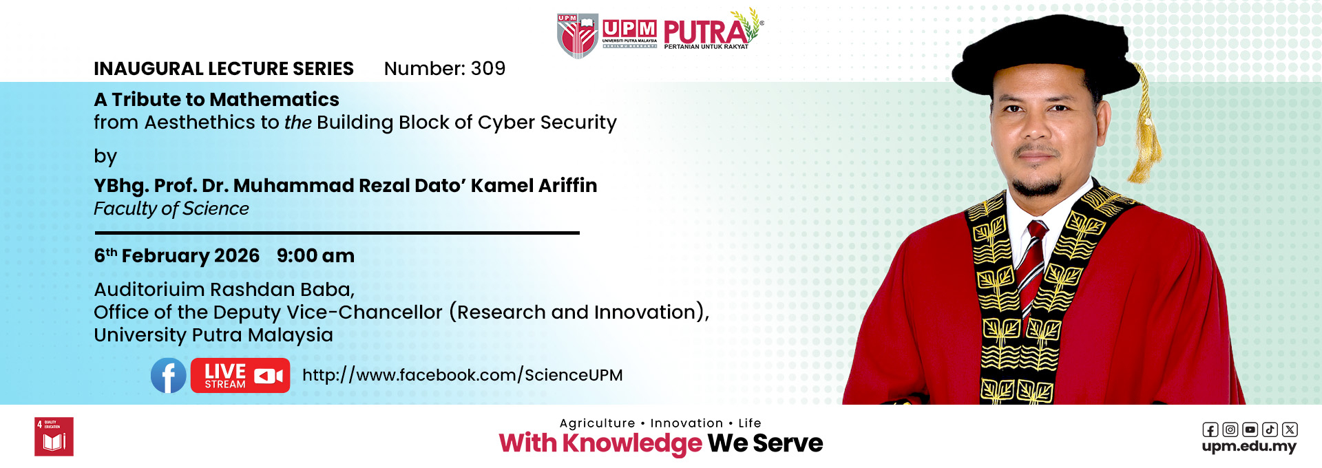 INAUGURAL LECTURE PROF. REZAL